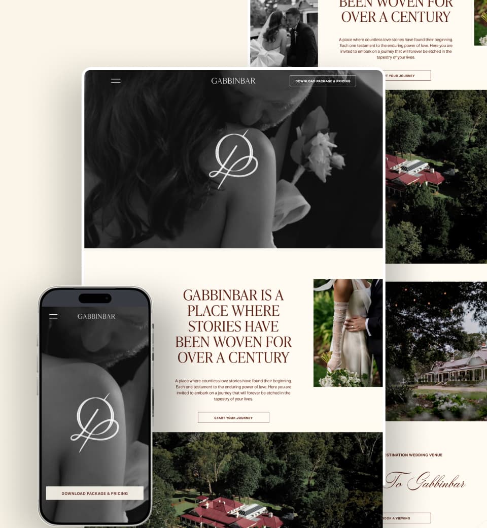 Gabbinbar Homestead — delivered headless website